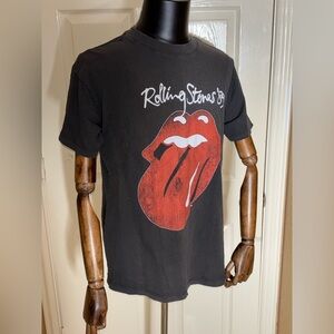 Vintage Rolling Stones 1989 Tour T-Shirt Size XS Official Fade​​